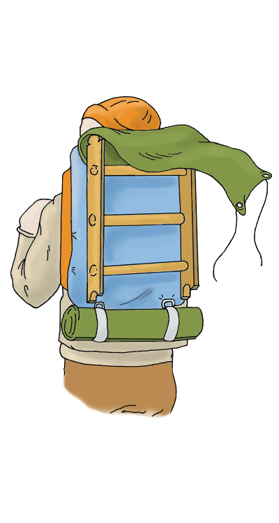 Backpack Ladder